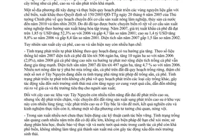 Chỉ thị 1140/CT-BNN-TT phát triển cà phê, cao su, sắn bền vững thời gian tới