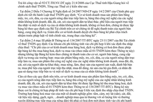 Công văn  1807/TCT-CS mua hàng không có hoá đơn