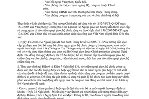 Công văn 1043 CV/LS-PLLS sử dụng, quản lý hộ chiếu ngoại giao, hộ chiếu công vụ