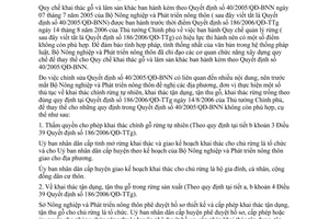 Công văn 1326/BNN-LN hướng dẫn lập thủ tục phê duyệt, cấp phép khai thác, tận thu gỗ