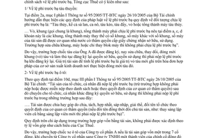 Công văn  1904/TCT-CS  lệ phí trước bạ