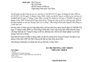 Công văn 3207/VPCP-KTTH kinh phí thực hiện dự án "Trang bị công cụ hỗ trợ, phương tiện, thiết bị kỹ thuật nghiệp vụ cho lực lượng Cảnh sát cơ động"