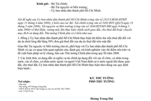 Công văn  803/TTg-KTN khó khăn vướng mắc khi thực hiện chính sách giao đất, cho thuê đất hoặc chuyển mục đích sử dụng đất