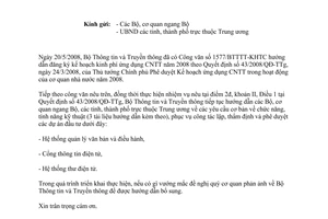 Công văn 1654/BTTTT-ƯDCNTT hướng dẫn yêu cầu cơ bản về chức năng, tính năng kỹ t