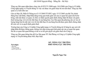 Công văn 2575/TCHQ-KTTT giảm thuế hoặc bù trừ tiền thuế hàng nhập khẩu thiếu