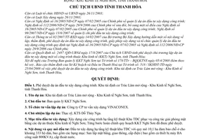 Quyết định 1241/QĐ-UBND phê duyệt dự án đầu tư xây dựng công trình Khu tái định cư Trúc Lâm mở rộng - Khu Kinh tế Nghi Sơn, tỉnh Thanh Hóa