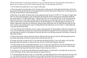 Chỉ thị 06/2008/CT-UBND tăng cường công tác quản lý, bình ổn giá từ tháng 5 đến cuối năm 2008