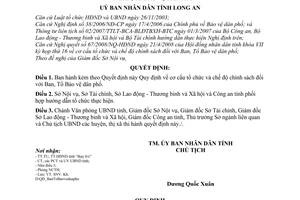 Quyết định 18/2008/QĐ-UBND  cơ cấu tổ chức chế độ chính sách  Ban, Tổ Bảo vệ dân phố