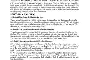 Thông tư 26/2008/TT-BGDĐThướng dẫn trình tự, thủ tục phong tặng danh hiệu tiến sĩ danh dự
