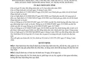 Quyết định 31/2008/QĐ-UBND Quy định mức thu, chế độ thu, nộp, quản lý và sử dụng lệ phí cấp giấy phép thăm dò, khai thác, sử dụng nước dưới đất
