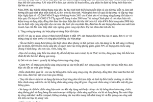 Chỉ thị 07/2008/CT-UBND tiếp tục thực hiện tiết kiệm sử dụng điện địa bàn Bến Tre