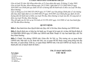 Quyết định 42/2008/QĐ-UBND Quy chế thi đua, khen thưởng