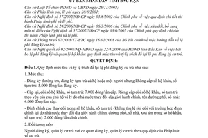 Quyết định 882/QĐ-UBND năm 2008 quy định mức thu và tỷ lệ trích để lại lệ phí đăng ký cư trú do Ủy ban nhân dân tỉnh Bắc Kạn ban hành
