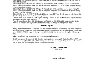 Quyết định 126/2008/QĐ-UBND điều chỉnh giá hợp đồng xây dựng