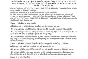 Thông tư 60/2008/TT-BNN điều kiện ấp trứng gia cầm chăn nuôi thuỷ cầm sửa đổi 92/2007/TT-BNN hướng dẫn Quyết định 1405/QĐ-TTg