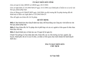 Quyết định 14/2008/QĐ-UBND Cộng tác viên kiểm tra văn bản quy phạm pháp luật Hà Tĩnh