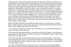 Chỉ thị 11/2008/CT-UBND an toàn vệ sinh lao động trong doanh nghiệp Đồng Tháp