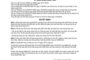 Quyết định 20/2008/QĐ-UBND Hệ số quy đổi chi phí xây dựng năm 2007 theo các loại công trình trên địa bàn tỉnh Đắk Lắk