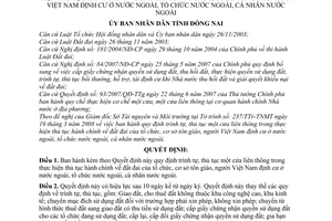 Quyết định 37/2008/QĐ-UBND trình tự, thủ tục một cửa liên thông trong thực hiện thủ tục hành chính đất đai