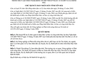 Quyết định 807/QĐ-UBND Đề án tổ chức quản lý khai thác và bảo vệ công trình thủy