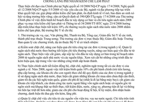 Chỉ thị 05/CT-BYT ngành y tế thực hiện biện pháp thực hành tiết kiệm chống lãng phí kiềm chế lạm phát
