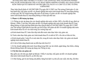 Thông tư 42/2008/TT-BTC quy chế giám sát doanh nghiệp nhà nước kinh doanh thua lỗ, hoạt động không hiệu quả hướng dẫn Quyết định 169/2007/QĐ-TTG