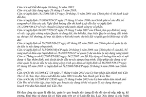 Hướng dẫn 01/HDLN-XD-TN&MT thực hiện Luật đất đai, Luật Xây dựng