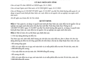 Quyết định 75/2008/QĐ-UBND mức chi điều tra từ nguồn vốn sự nghiệp ngân sách nhà nước Bắc Ninh