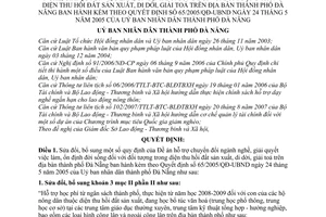 Quyết định 31/2008/QĐ-UBND sửa đổi Đề án hỗ trợ chuyển đổi ngành nghề, giải quyết việc làm, ổn định đời sống