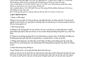 Thông tư 07/2008/TT-BYT hướng dẫn công tác đào tạo liên tục cán Bộ Y tế