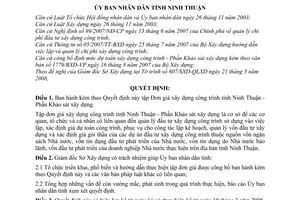 Quyết định 135/QĐ-UBND công bố Đơn giá xây dựng công trình