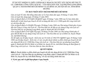 Quyết định 2333/QĐ-UBND duyệt nhiệm vụ điều chỉnh quy hoạch xây dựng đô thị tỷ lệ 1/2000 khu Công viên Lịch sử - Văn hóa Dân tộc