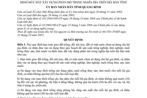 Quyết định 05/2008/QĐ-UBND hạn mức giao đất trống, đồi núi trọc, đất có