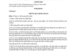 Nghị định 69/2008/NĐ-CP chính sách khuyến khích xã hội hóa đối với hoạt động trong lĩnh vực giáo dục, dạy nghề, y tế, văn hóa, thể thao môi trừơng