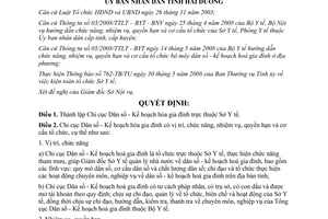 Quyết định 1844/QĐ-UBND 2008 thành lập Chi cục Dân số Kế hoạch hóa gia đình Hải Dương