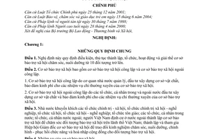 Nghị định 68/2008/NĐ-CP điều kiện, thủ tục thành lập, tổ chức, hoạt động giải thể cơ sở bảo trợ xã hội