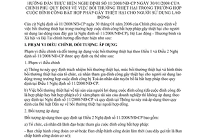 Thông tư liên tịch 07/2008/TTLT-BLĐTBXH-BTC bồi thường thiệt hại trường hợp cuộc đình công bất hợp pháp gây thiệt hại cho người sử dụng LĐ