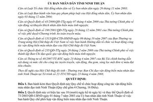 Quyết định 113/2008/QĐ-UBND tổ chức vận động hiến máu nhân đạo Ninh Thuận