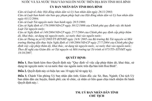 Quyết định 07/2008/QĐ-UBND cấp phép thăm dò, khai thác, sử dụng