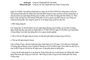 Công văn 2710/C11(C13) trang bị công cụ hỗ trợ