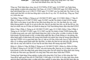 Công văn  2320/TCT-CS chính sách thuế đối với tiền hoa hồng dịch vụ trả cho tổ vay vốn