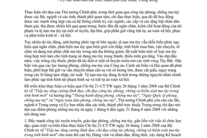 Công văn  849/TTg-KGVX mở đợt cao điểm phòng chống ma túy