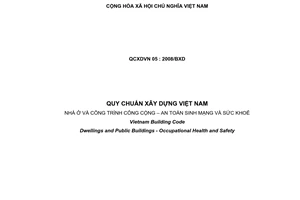 Quy chuẩn xây dựng Việt nam QCXDVN 05:2008/BXD về Nhà ở và công trình công cộng- An toàn sinh mạng và sức khoẻ