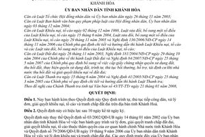 Quyết định 35/2008/QĐ-UBND trình tự, thủ tục tiếp công dân