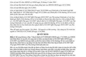 Quyết định 11/2008/QĐ-UBND sửa đổi Quyết định số 07/2008/QĐ-UBND Điện Biên