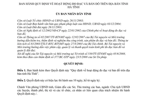 Quyết định 20/2008/QĐ-UBND hoạt động đo đạc và bản đồ