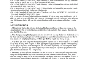 Thông tư 14/2008/TT-BXD hướng dẫn phân hạng nhà chung cư