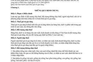 Luật thuế giá trị gia tăng 2008 13/2008/QH12