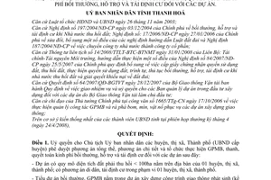 Quyết định 1575/2008/QĐ-UBND uỷ quyền phê duyệt thực hiện phương án bồi thường