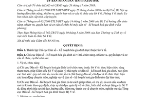 Quyết định 34/2008/QĐ-UBND thành lập Chi cục Dân số Kế hoạch hóa gia đình Hải Dương